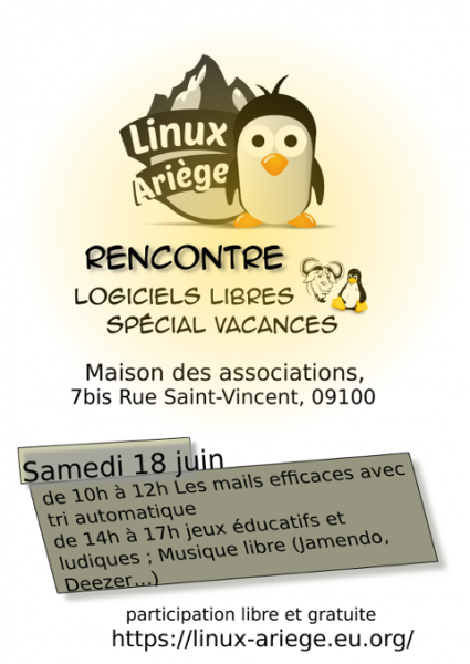 2ème rencontre Linux Ariège